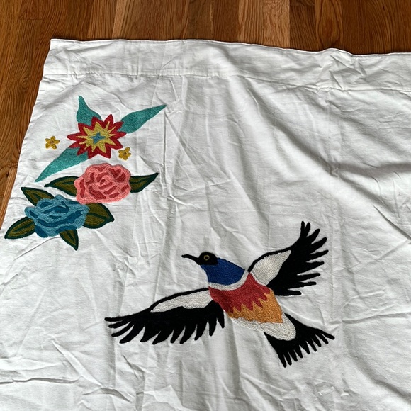 New Anthropologie Soaring Starlings Curtain 50 x 63 Single Panel - Picture 5 of 16